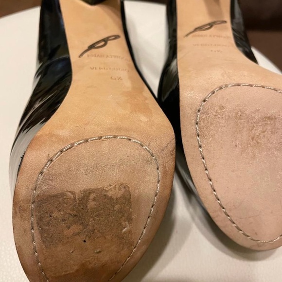 B Brian Atwood Platform Peeptoe Pumps 6.5 - Picture 7 of 11